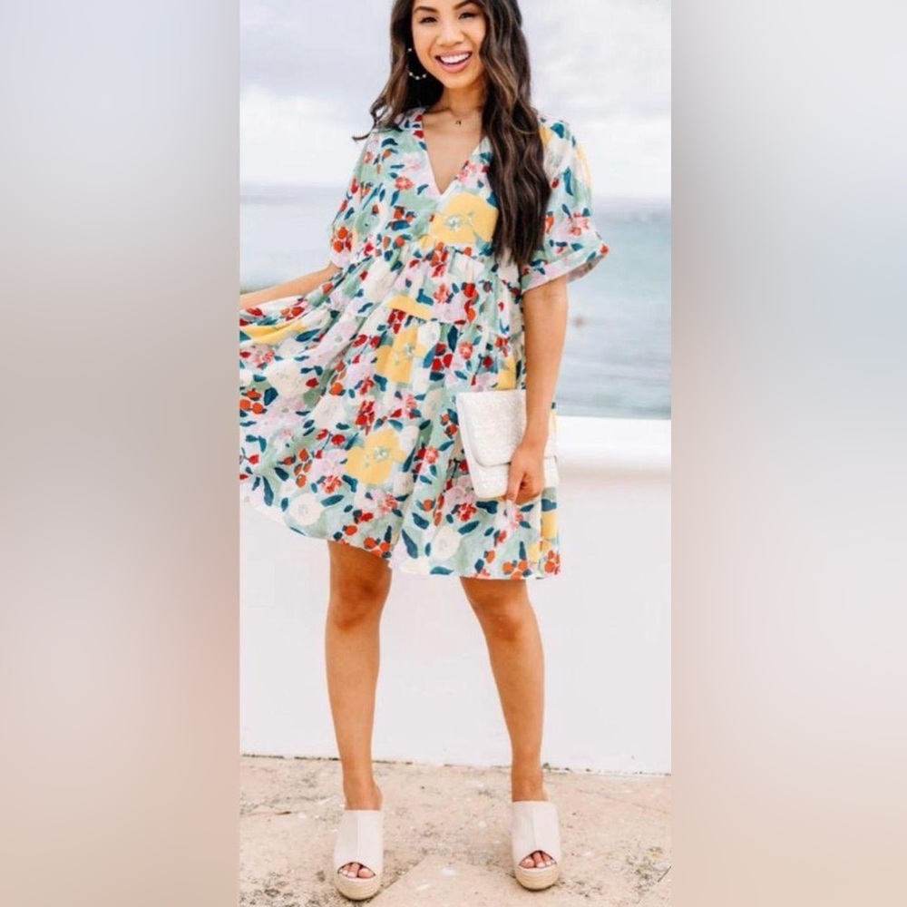 Entro floral mini dress - Picture 2 of 6